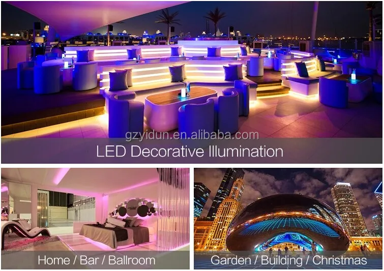DC12V SMD5050 14.4w 60leds/meter led flexible strips for led profile