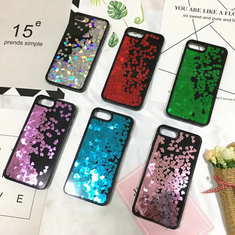 Colorful Shiny Love Sequins Glitter Pattern Case Cover For iPhone 6plus 6 plus 7 8 X Liquid Quicksand Full Soft Frame Back Capa
Colorful Shiny Love Sequins Glitter Pattern Case Cover For iPhone 6plus 6 plus 7 8 X Liquid Quicksand Full Soft Frame Back Capa