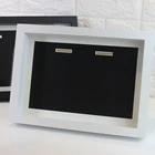 White Two Pcs Medal Frame Table Top Photo Frame
