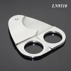 For Gentleman Two Spins Unique Shape Stainless Steel Cigar Knife Stainless Steel Metal Blank Fancy Table Top Cigar Cutter