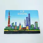 Custom Promotional Gift Home Decor 3D Resin Fridge Magnet Tourist Souvenir Polyresin Refrigerator Magnets