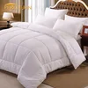hot selling white hotel single quilt with polyester fabric