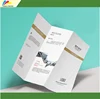wholesale customized size recyclable paper trifold cheap brochure printing