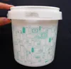 1000 ml plastic bucket 1 liter plastic packaging tub for honey candy yoghurt