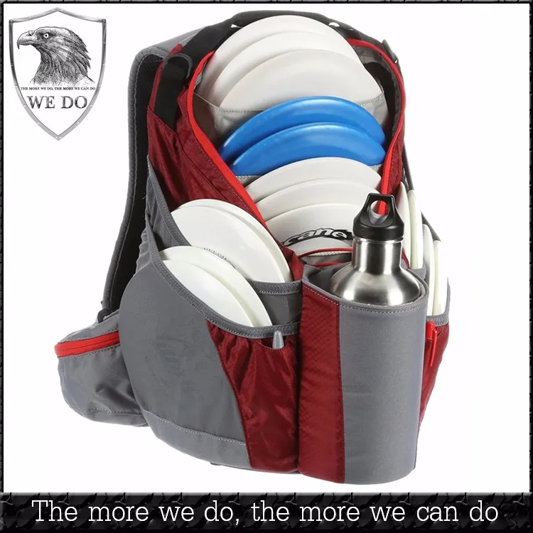 Weekender Outdoor Sports Disc Golf Backpack with Water Bottle Pocket