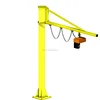 JIB crane,1T-5T capacity 360 degree rotation,with electric wie rope hoist lifting or chain hoist lifting