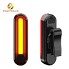 Hot Sale Night Riding Waterproof Used 6 Modes White or Red light USB Charging Cob led Bike Rear Bicycle Tail Light