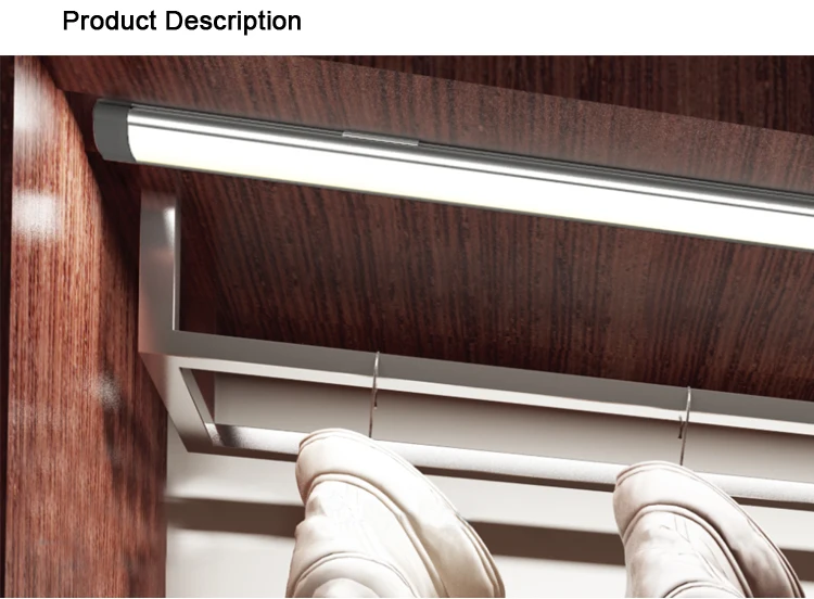 Aluminium body fashion with touch point 12v kitchen led cabinet light
