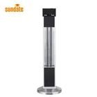 1kw Portable vertical outdoor infrared heater 1000w electric heater 1.5kw/2kw patio heater