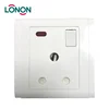 Middle High15 amp Round Pole 3-Pin Plug Socket smart light switch