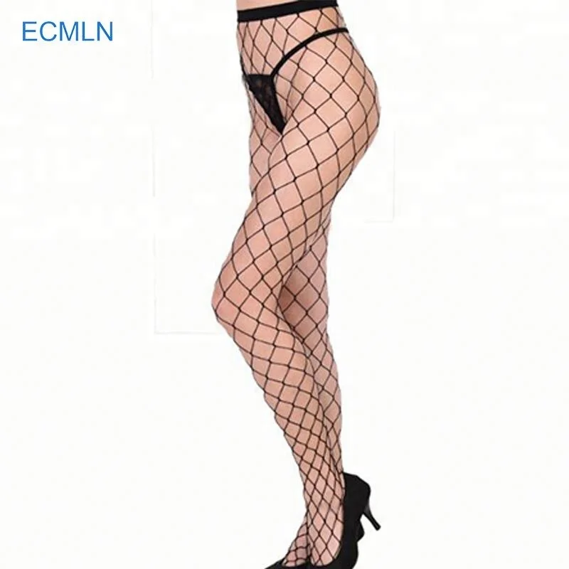 Wholesale women's black sexy tights hollow mesh socks stockings