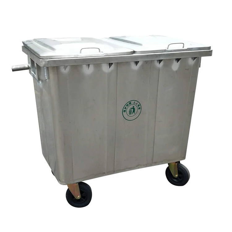 steel waste bin