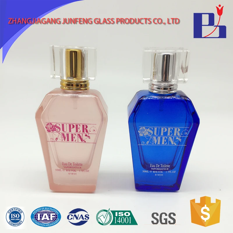 Junfeng 50ml new product decorative empty perfume bottles