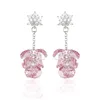 92509-fashion jewelry wholesale Crystals from Swarovski,hanging stud earrings