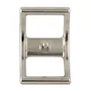 Plastic Reversible Belt Roller Solid Brass Buckle Stainless Steel 925 Silver Buckle Clasp Hardware Parts Blanks 40mm