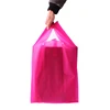 Cheap price non-woven fabric shopping vest bag non woven t-shirt polypropylene tote w-cut bag