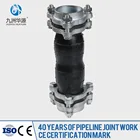 Stainless Fitting Joint Pipe Fittings Hot Sale NPT/BSPT/BSPP Stainless Steel Female Thread Union Rubber Expansion Joint Pipe Fitting