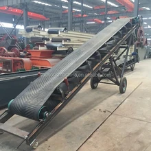 movable mining mineral belt conveyor for aggregate
