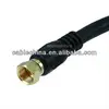 1.5ft RG6 (18AWG) 75Ohm, Quad Shield, CL2 Coaxial Cable with F Type Connectors
