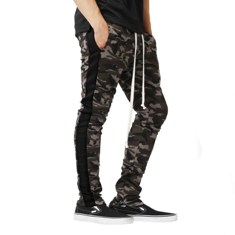 New men Slim fit Casual sweatpants GYE Camouflage printing High Street Side stripe skinny Foot zipper Sweatpants, Colors
New men Slim fit Casual sweatpants GYE Camouflage printing High Street Side stripe skinny Foot zipper Sweatpants, Colors