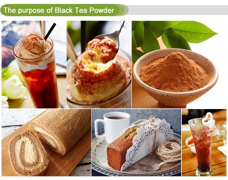 Private Label Natural Instant Organic Flavor Black Tea Powder