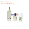 solder type male 36mm 4pin AM USB 2.0 A type connector