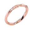 Korean copper plated fashion slim ring 2019 new zircon tail ring artistic fresh ring