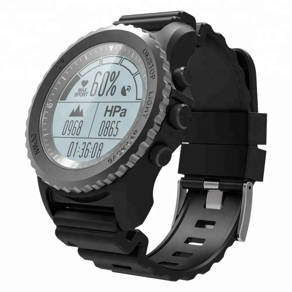 

S968 GPS Smart Watch IP68 Waterproof Smartwatch Dynamic Heart Rate Monitor Multi-sport Swimming Snorkeling Running Sport Watch