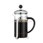 Custom Food Grade Stainless Steel Glass French Press Coffee Maker