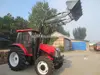 best price new design hot sail agricultural farm wheeled tractor 804 80Hp 4 WD use YTO DEUTZ engine front end loader back hoe