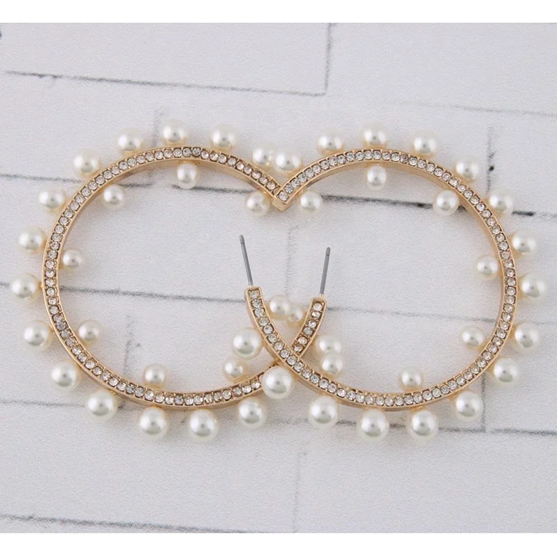 NeeFu WoFu New women's fashion popular zinc alloy gold round large earrings exquisite hand-exaggerated jewelry Earring accessor
NeeFu WoFu New women's fashion popular zinc alloy gold round large earrings exquisite hand-exaggerated jewelry Earring accessor