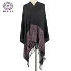 Scarf hanger thick muslim hijab stripe lightweight shawl