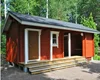 small and easy to build prefabricated wooden house/prefab house with 1 bedroom for camping