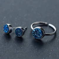 2019 New 925 Sterling Silver Jewelry Blue Zircon Fashion Charm Minimalist Jewelry Woman Earrings Ring Set
2019 New 925 Sterling Silver Jewelry Blue Zircon Fashion Charm Minimalist Jewelry Woman Earrings Ring Set