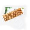 Beautiful design keyboard for computer keyboard wireless usb high quality pc bamboo keyboard