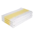 Yellow kitchen tea towel dish towel made by 100% cotton