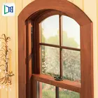 american aluminium double glazed double hung house windows aluminum wood grain double side-hung window