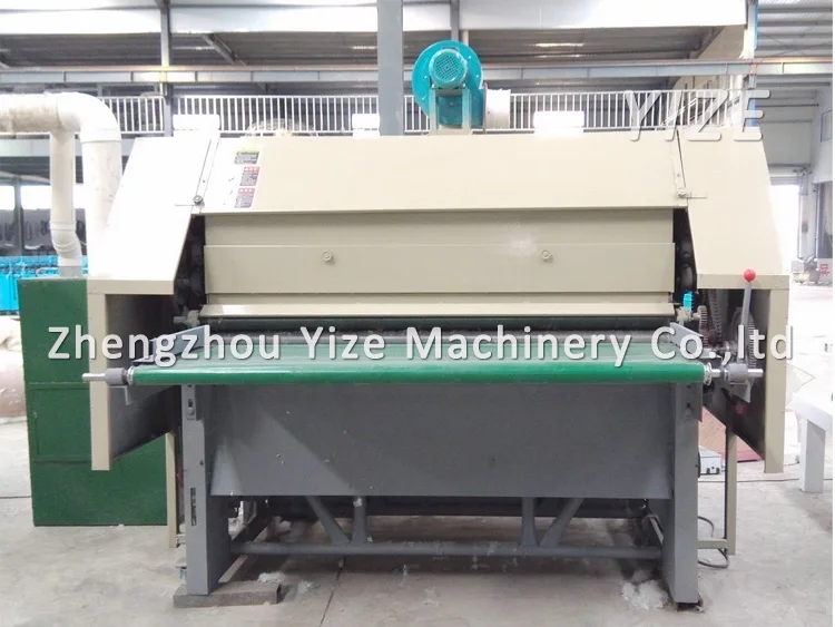 Cotton waste carding machine / cotton wool rolls making machine / comb