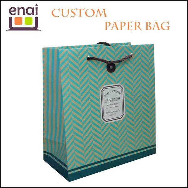 new style famous brand soap paper bag lamination with handle