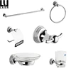 Cheap Price Modern wall-mounted zinc alloy bathroom accessories set Wholesale bathroom accessories, toilet bathroom set