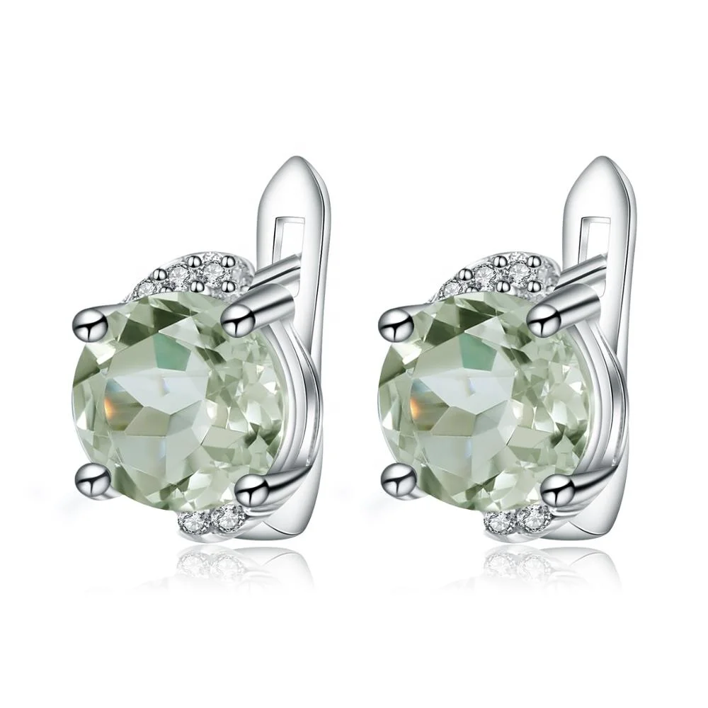 Abiding Classic Green Amethyst Charm Earrings Solid 925 Sterling Silver Jewelry Girl Simple Graduation Gift Prasiolite Jewelry
Abiding Classic Green Amethyst Charm Earrings Solid 925 Sterling Silver Jewelry Girl Simple Graduation Gift Prasiolite Jewelry
