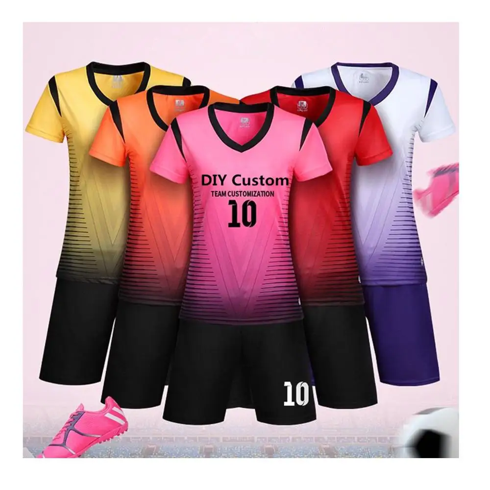 Custom Women Soccer Jersey Sets tracksuit Female Sport Kit Volleyball Football Jerseys Shirts Training Shorts Suits Uniforms, N/a
Custom Women Soccer Jersey Sets tracksuit Female Sport Kit Volleyball Football Jerseys Shirts Training Shorts Suits Uniforms, N/a