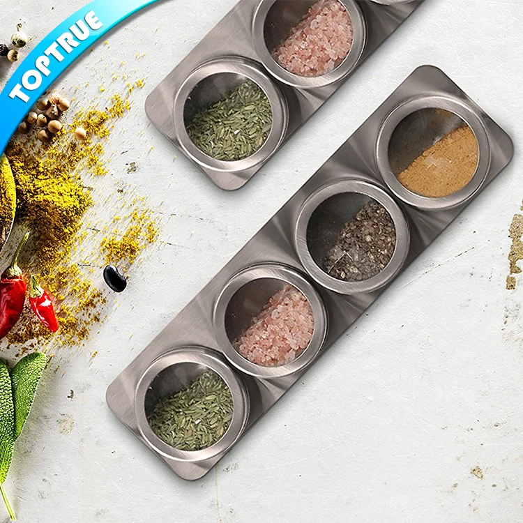 4,6,9,12 Pcs Chinese Factory Wholesale Stainless Steel Metal Magnetic Spice Jar Set, Customized
4,6,9,12 Pcs Chinese Factory Wholesale Stainless Steel Metal Magnetic Spice Jar Set, Customized