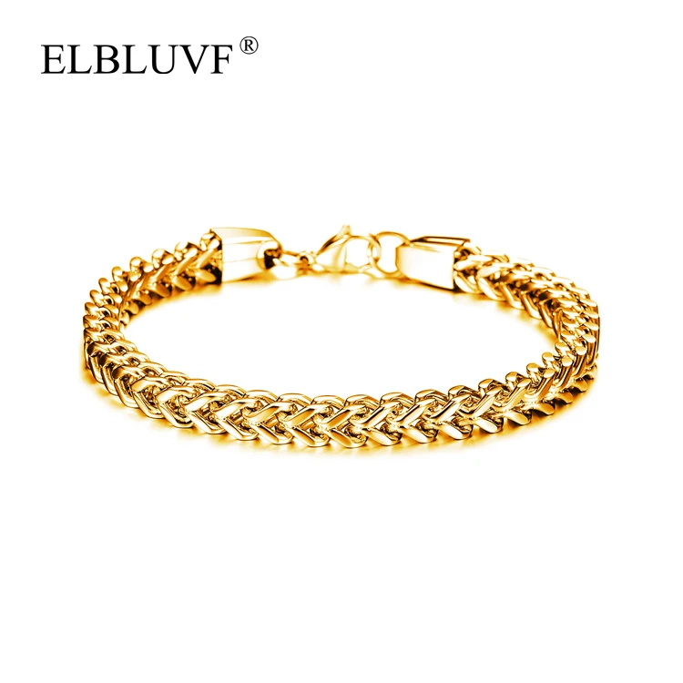 ELBLUVF Free Shipping Stainless Steel Jewelry Lobster Clasps Big Scale Chain Male Bracelet, Gold , black , steel color
ELBLUVF Free Shipping Stainless Steel Jewelry Lobster Clasps Big Scale Chain Male Bracelet, Gold , black , steel color