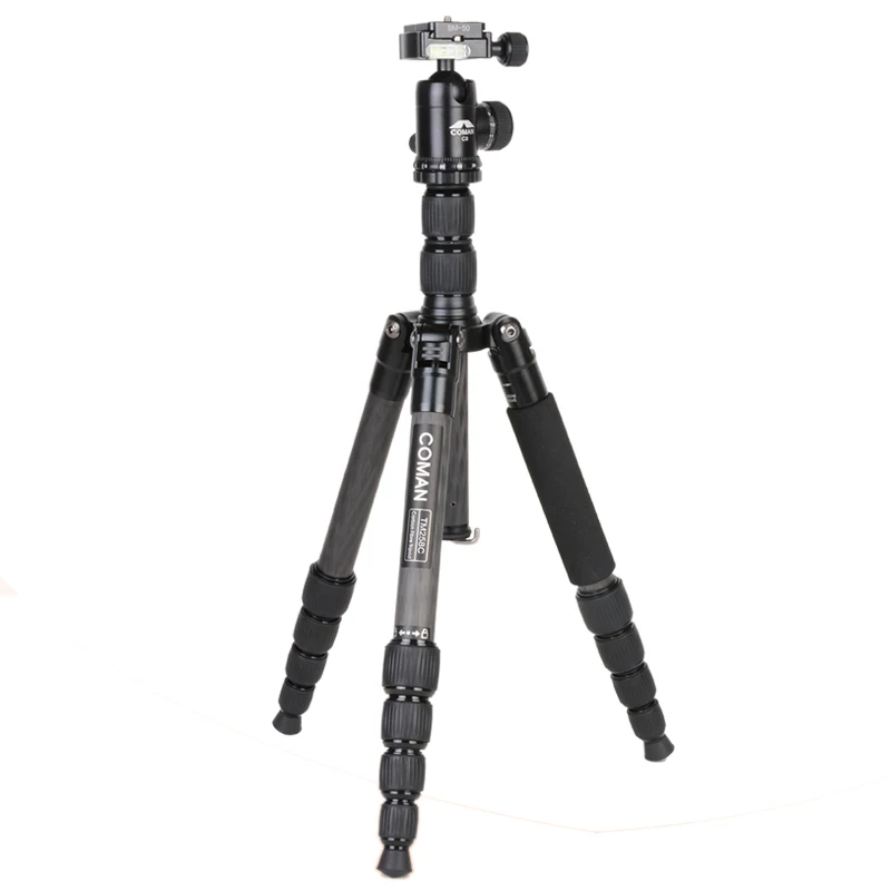 Coman professional Carbon Fiber TM258CC0 tripod for nikon dslr camera, Black
Coman professional Carbon Fiber TM258CC0 tripod for nikon dslr camera, Black