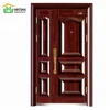 2018 China hot selling mom and son security steel door with luxury window mosquito net , mobile home security doors