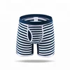 Striped Yarn Dyed Men's Underwear Panties Boxers Briefs Boxers
