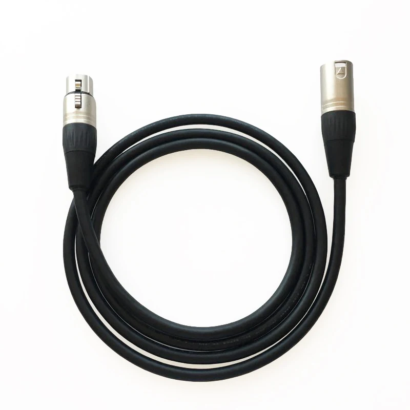 

DMX Cables Signal XLR 3pin Male to Female Connection DMX512 Stage Light Cable Wires Stage Lighting DJ Lights LED Par Spotlight, Black