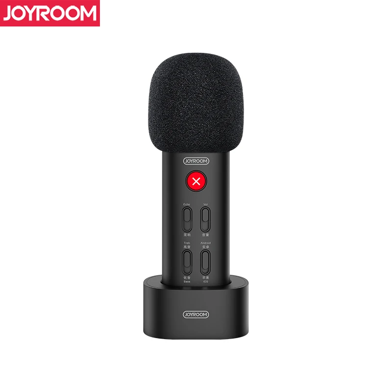 Joyroom karaoke professional bluetooths wireless microphone professional mic for mobile, Black/red/pink
Joyroom karaoke professional bluetooths wireless microphone professional mic for mobile, Black/red/pink
