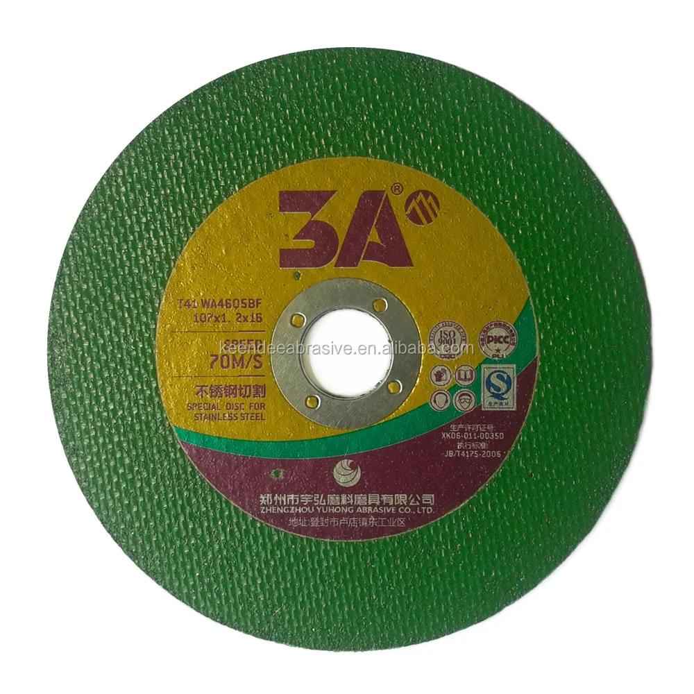 green abrasive cut off wheel